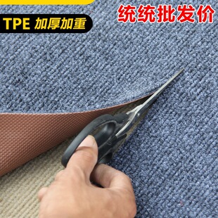 Office Carpet Soundproofing and Shock-Absorbing Floor Mat Gray Thickeneded Indoor No-Maintenance Commercial Free-Cut Bedroom Anti-Slip