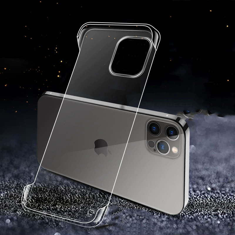Phone case (Apple) iPhone 15 Pro Max, transparent borderless polycarbonate hard shell