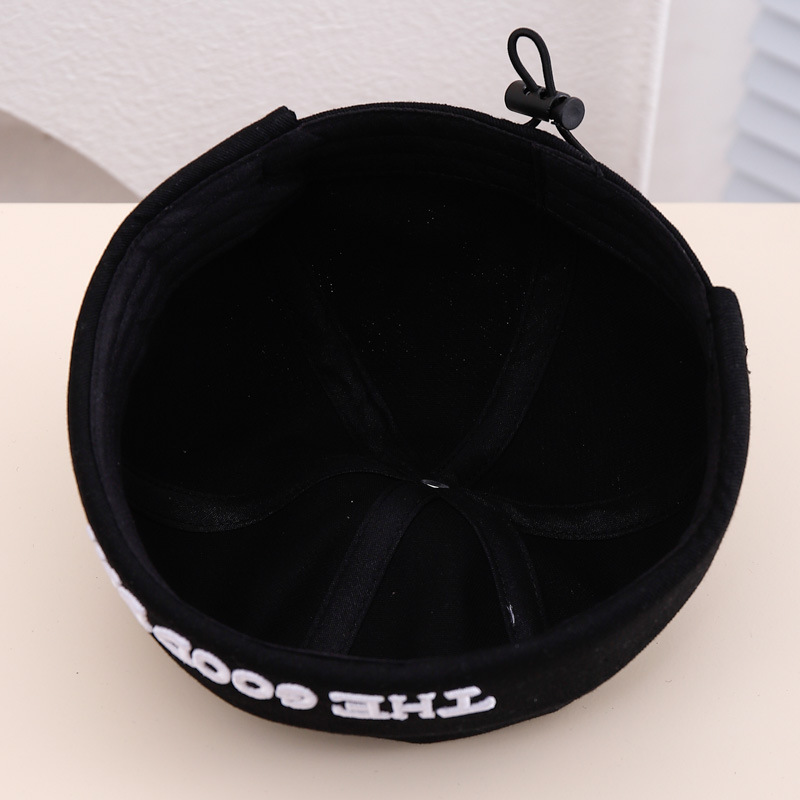 ins sombrero coreano para niños primavera y verano versátil sin bordes gorra de piel de melón para hombres y mujeres bebés de otoño sombrero de protección solar marea 6