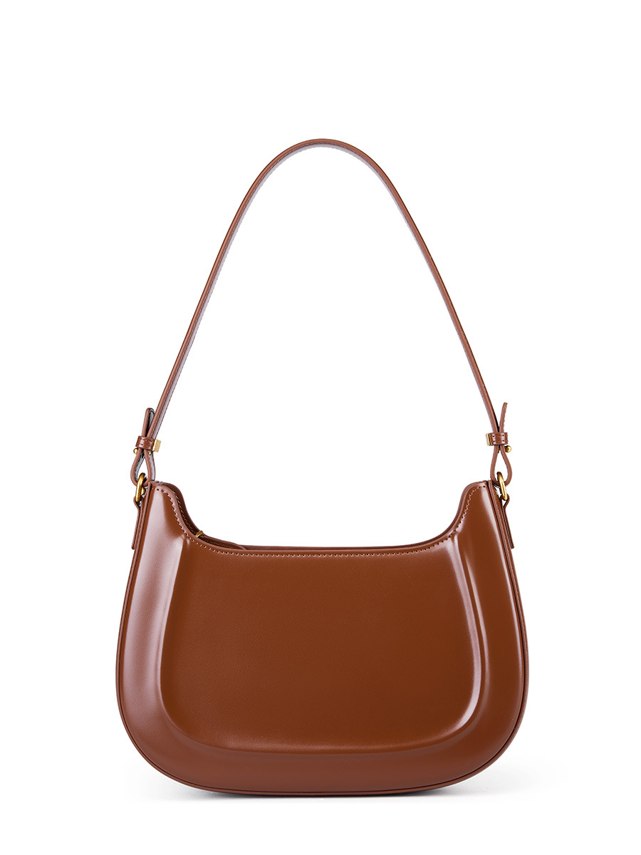 Retro Saddle Bag Red Wedding Bag 2026 Genuine Leather Women's Shoulder Crossbody Bag Fashion Commuter Texture Handbag - Thumbnail 7
