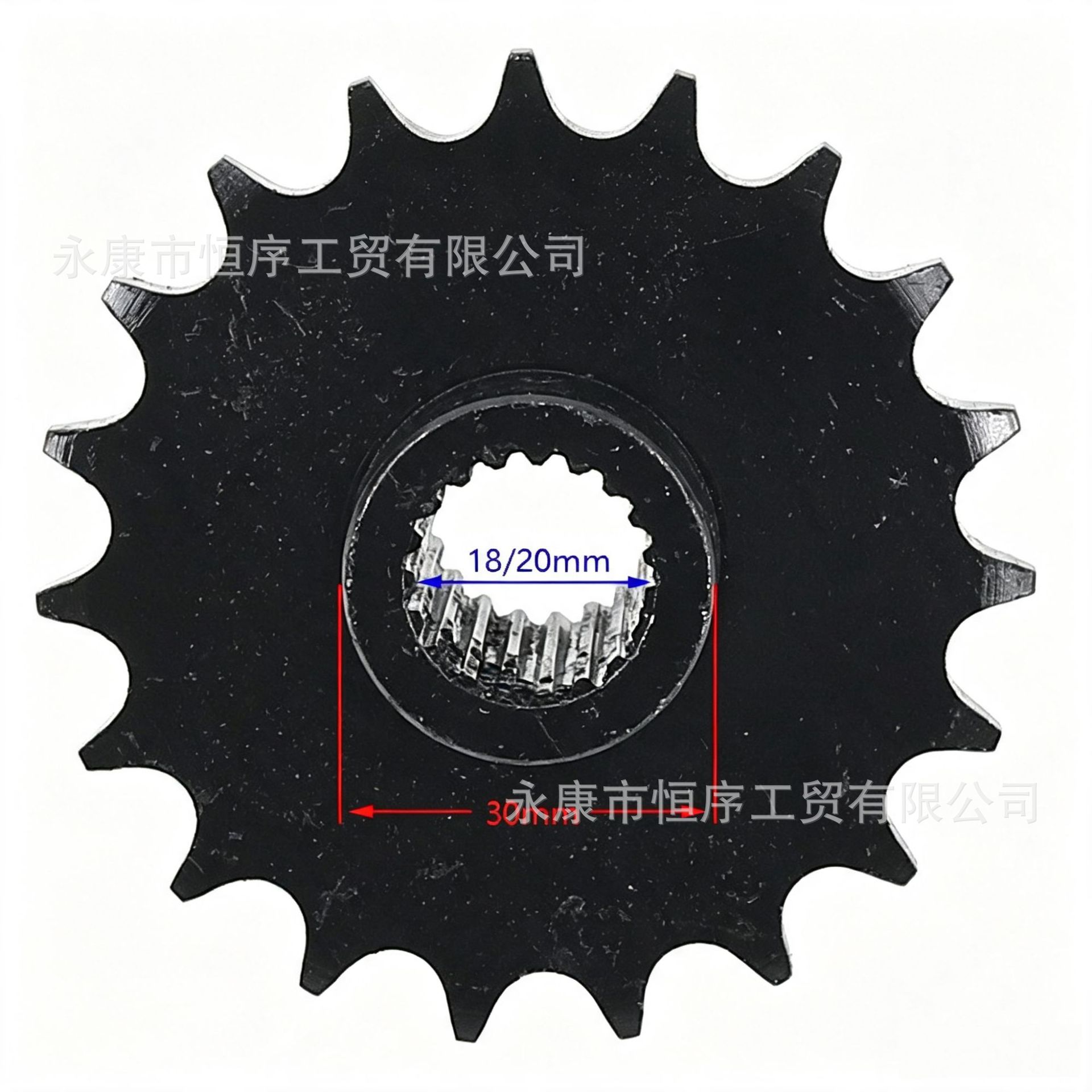 Atv Beach Vehicle 150Cc Gear Big Bull Gy6 Engine Front Small Gear 428-19t Front Small Sprocket 19 Tooth Groove
