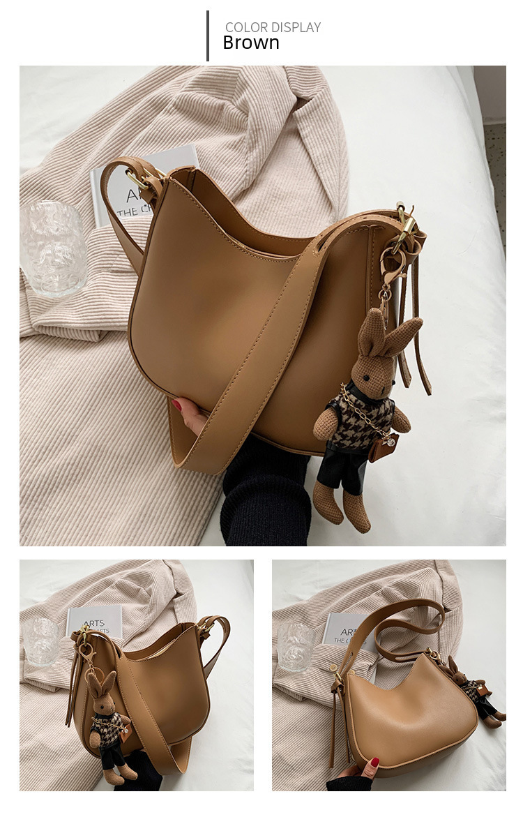 Borsa popolare per le donne 2024 nuova moda texture borsa a tracolla grande capacità retrò borsa a tracolla da donna consegna in un unico pezzo_voghion.com