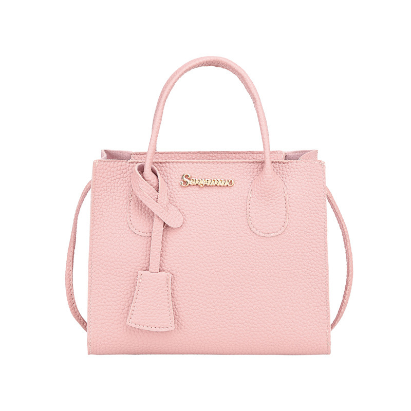 Bolso de mano de comercio exterior 2025 nuevo bolso de mujer de comercio exterior estampado litchi bolso de hombro bolso de mujer fábrica directa