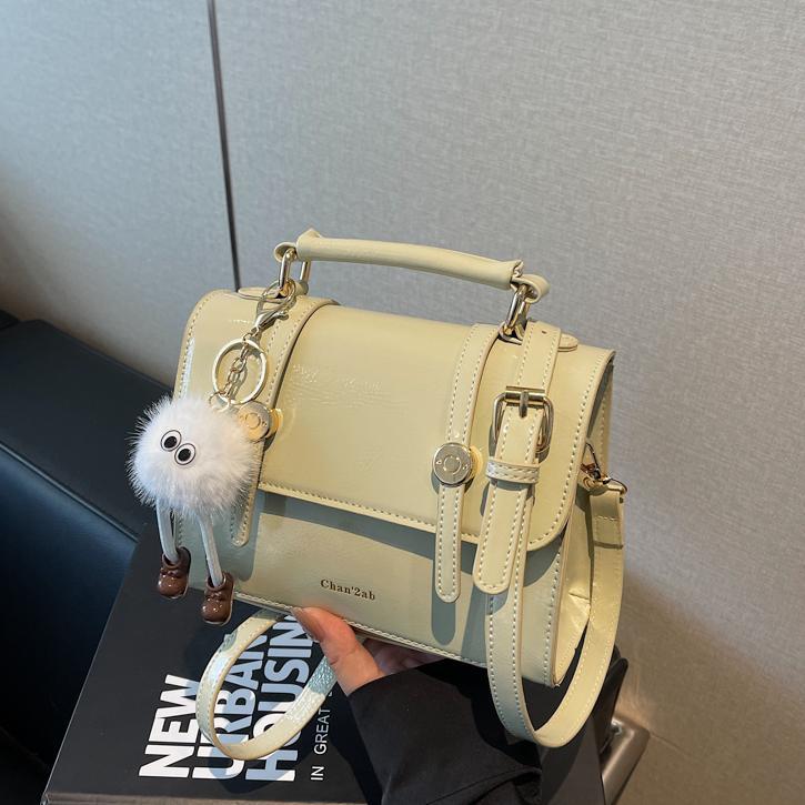 Bolso de mano de nicho coreano para mujeres 2025, nuevo bolso cuadrado de estilo extranjero de alta calidad, mochila de hombro