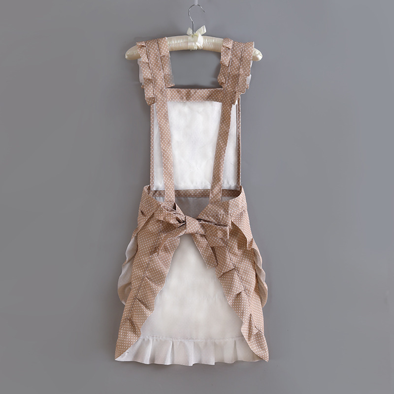 Nuevo delantal de cocina para el hogar cocina linda de las mujeres de moda antiincrustante transpirable resistente al desgaste trabajo cintura overoles