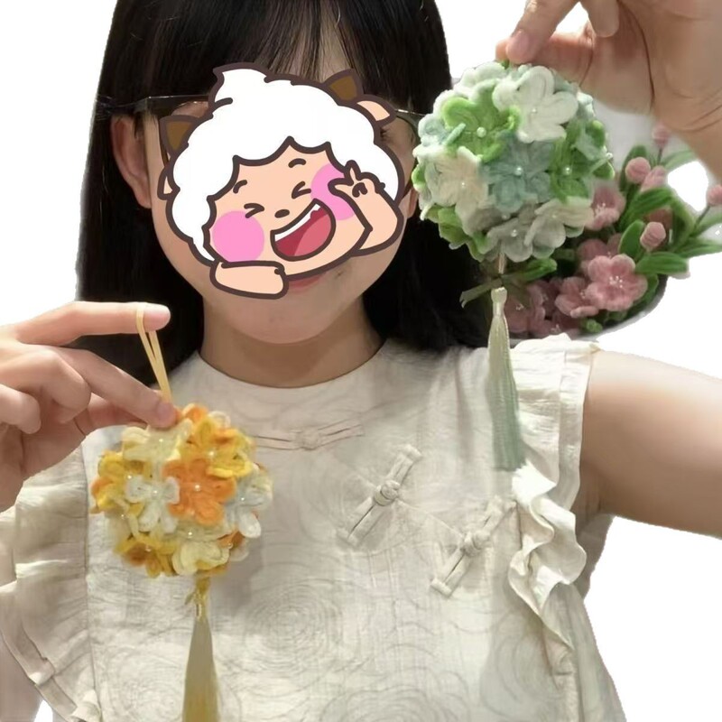 新しい手作りdiyねじり棒アジサイのペンダント材料は春の雰囲気感を包んで友達に親友のプレゼントを贈る|undefined