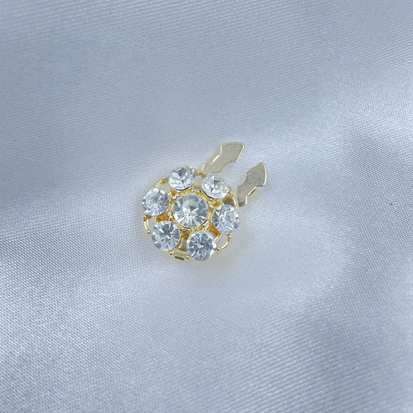 CF117 Gold-bottomed round seven diamonds