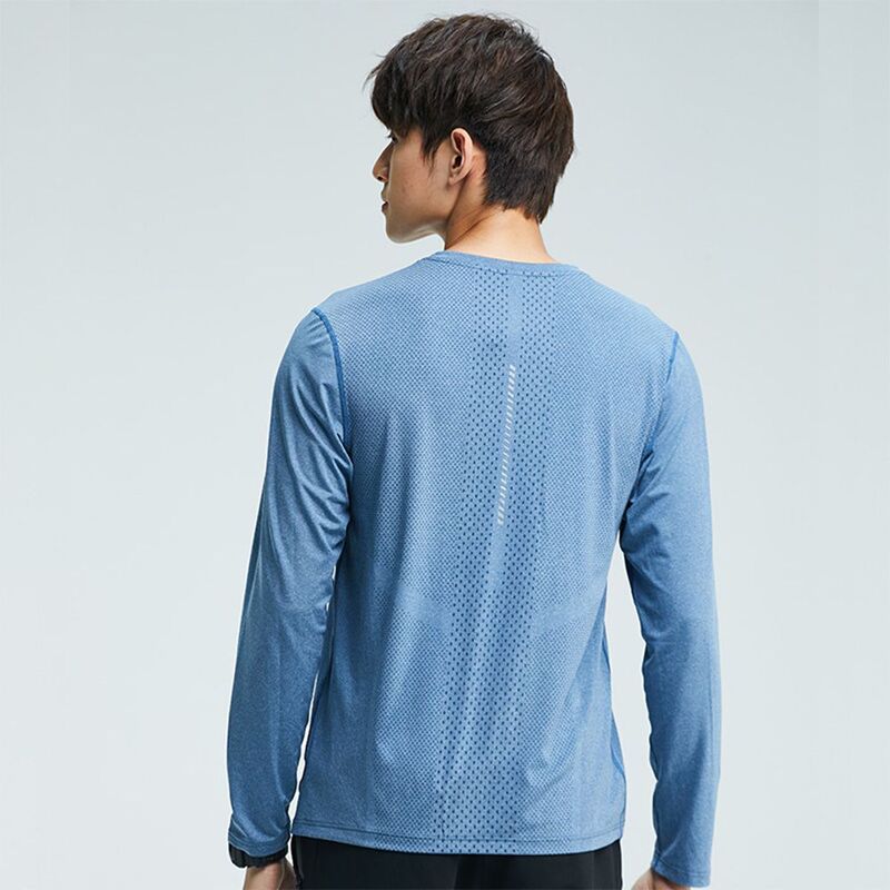 LULU Same Style Quick-drying Sports Long-sleeved plus size Loose Top Fitness Running T-shirt Solid Color Fashion Round Neck Cross-border LULU Same Style Quick-drying Sports Long-sleeved plus size Loose Top Fitness Running T-shirt Solid Color Fashion Round Neck Cross-border