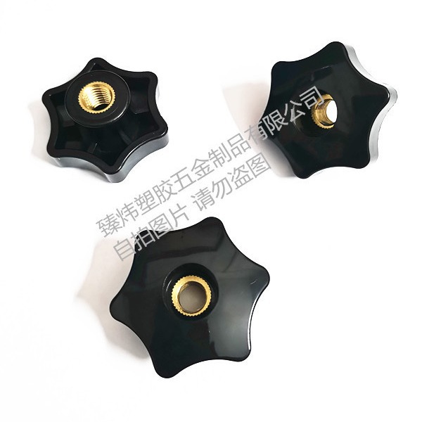 48#四角通孔胶头螺母 手拧 调节 旋钮 胶头螺母 螺帽m6/m8/m10