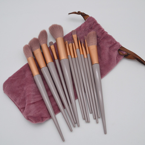 Wholesale 13 pieces makeup brush set complete set super soft velvet bag 13 pieces Sijiqing makeup brush beauty tool manufacturer
