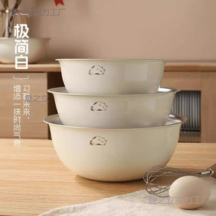 Kitchen Sink Basin Household Soup Bowl and Basin 2025 Instant Noodles New Stainless Steel Set Basin Cooking Deepening 316L