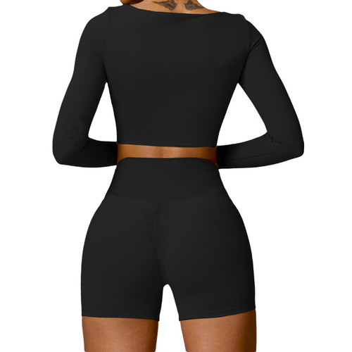 Sunscreen summer thin high-quality lulu yoga suit women's suit summer quick-drying women's alo sports suit