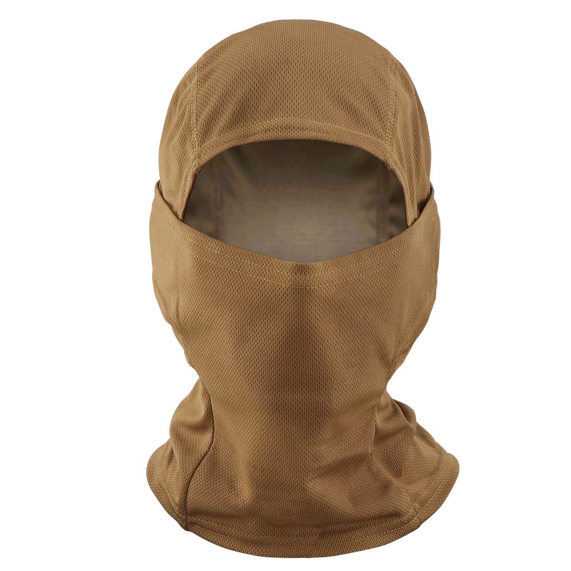 Camuflaje sombrerería máscara de equitación al aire libre transpirable bufanda de secado rápido protección solar cubierta de la cara pañuelo a prueba de viento forro de casco transfronterizo