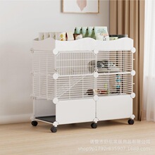 宠物笼加密铁网仓鼠笼子顶部置物兔笼子自由组装龙猫笼小宠物笼子