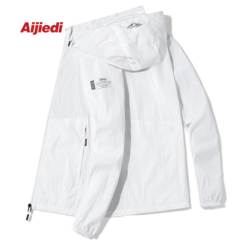 Summer Sun Protection Clothing Breathable Professional Windbreaker Jacket Outdoor Anti-Uv Fishing Quick-Drying Ice Silk Sun Protection Clothing for Men