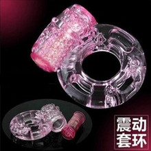 批发振蝴蝶震动环器锁精环水晶振动套情趣用品圈圈成人性用品批发