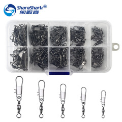 B-type pin connector figure-eight ring connector jar-type ring quick-swivel fishing gear accessories wholesale