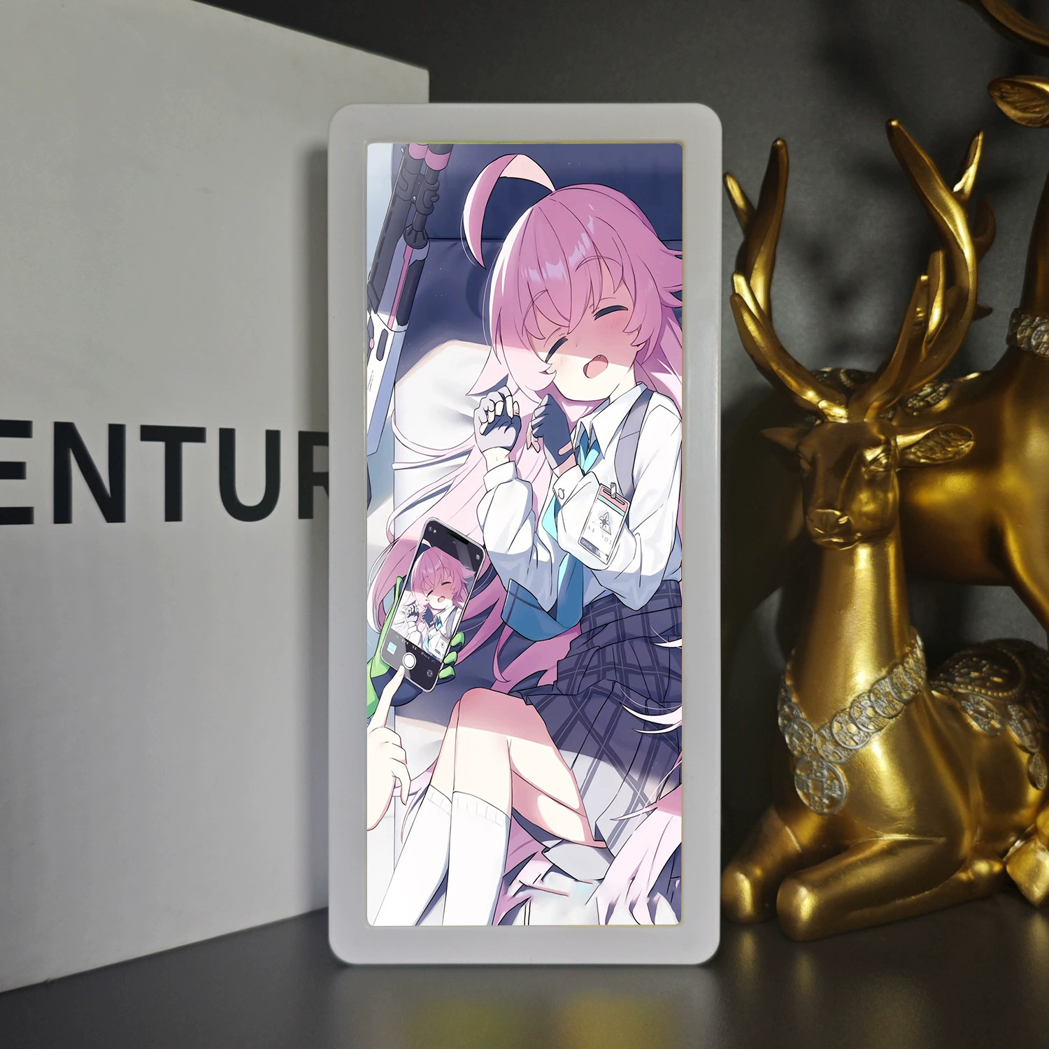 Rectangular lamp, night light for bed, Birthday gift