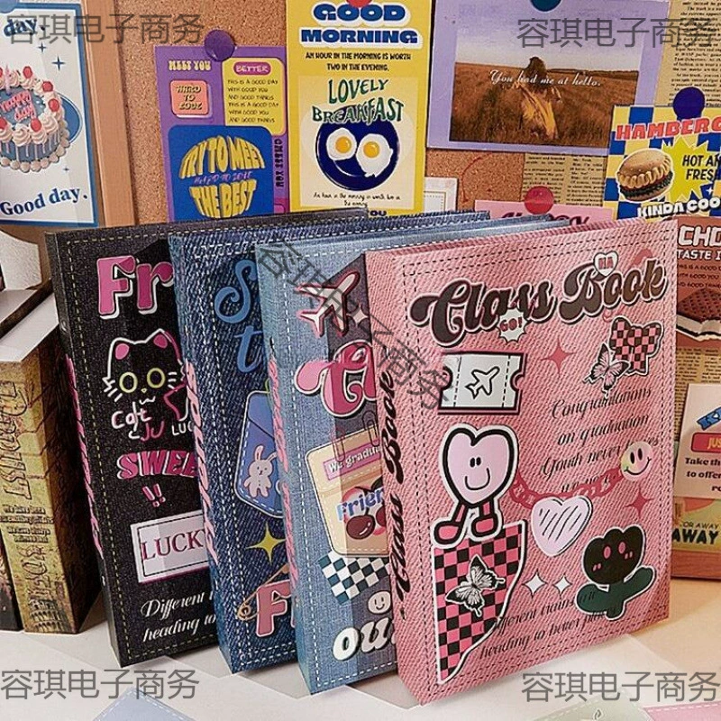 Ретро-американский стиль, ученик начальной школы, шестой класс, товарищ по классу, запись, красивая книга с отрывными листами, корейский стиль, простой стиль, адресная книга, бесплатная доставка