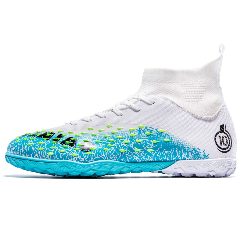 Zapatos de fútbol transfronterizos de alta altura, zapatos de fútbol, zapatos de entrenamiento para estudiantes, hombres, adolescentes adultos