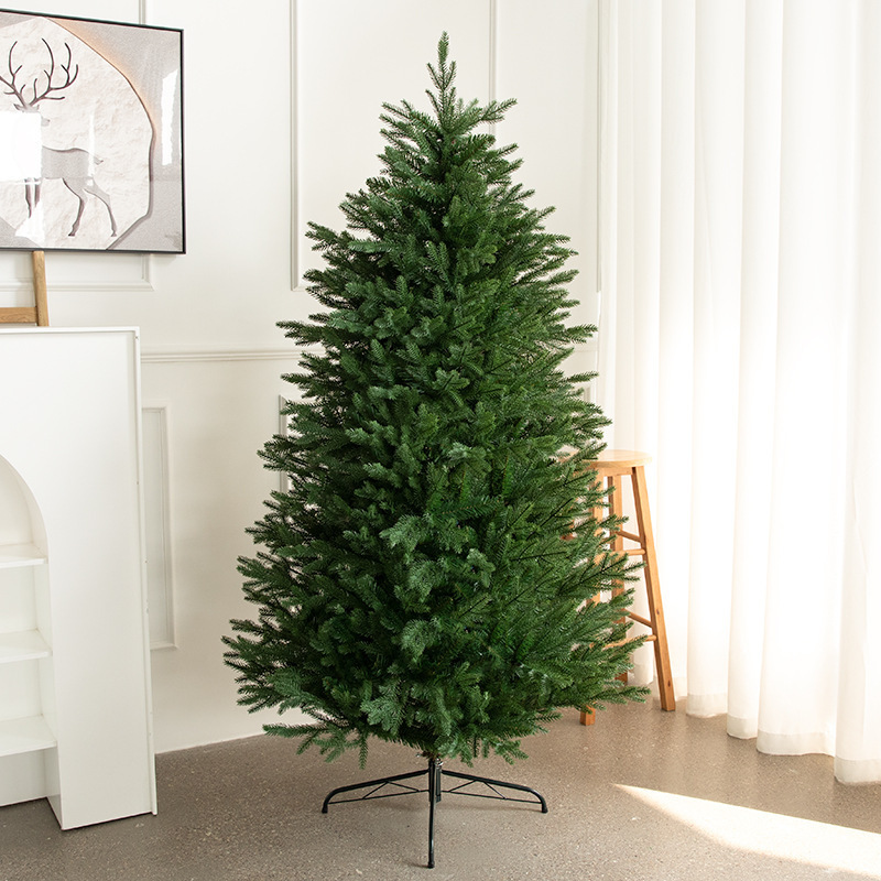 Shengyuan nuevo árbol de Navidad de abeto norteamericano con lámparas decoraciones de Navidad grandes fabricantes de decoraciones interiores y exteriores cabello recto