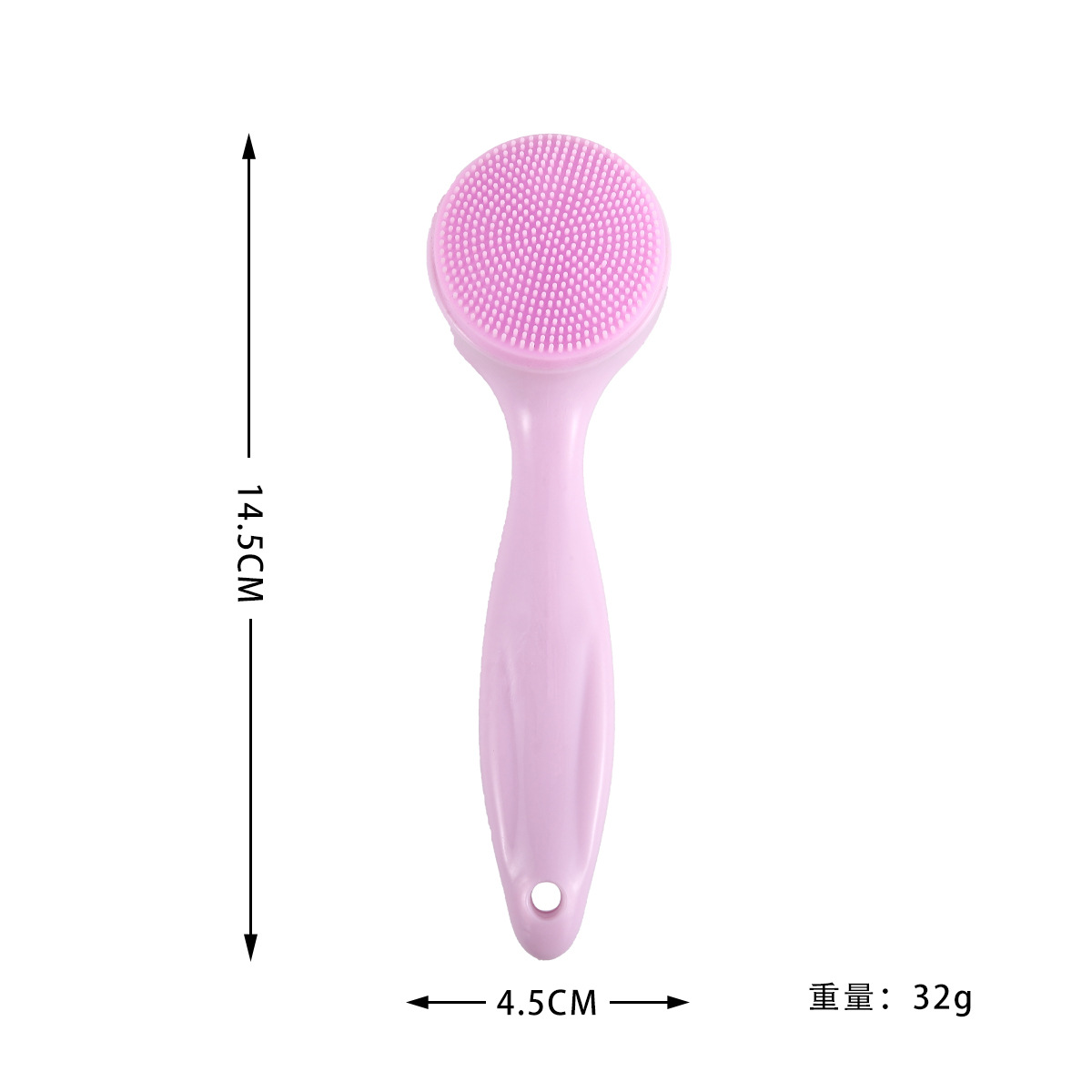 Cepillo de silicona suave transfronterizo tipo cepillo de lavado de cara desmaquillador de espinillas herramienta de limpieza herramienta de belleza portátil