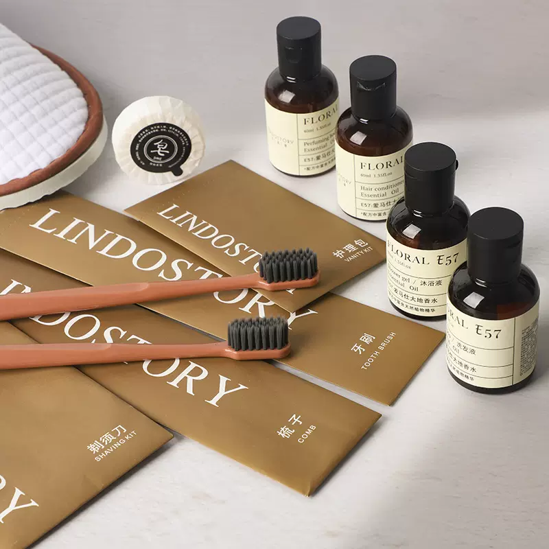 高档酒店一次性洗漱用品套装厂家宾馆一次性牙刷牙膏民宿牙具批发