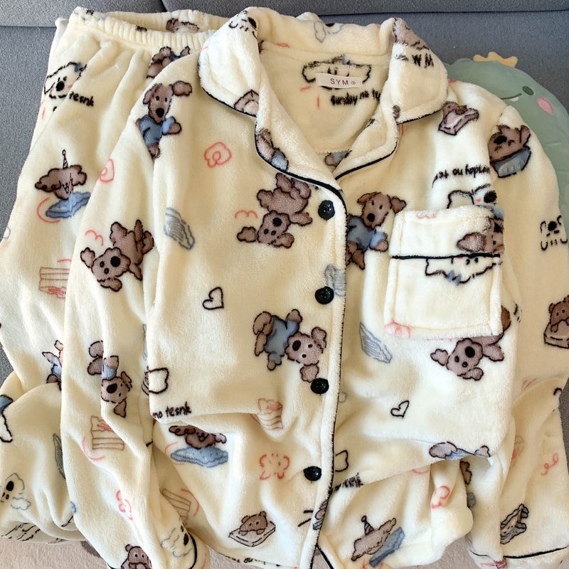 [autumn and winter style-flannel] fun koala (thick and velvet)