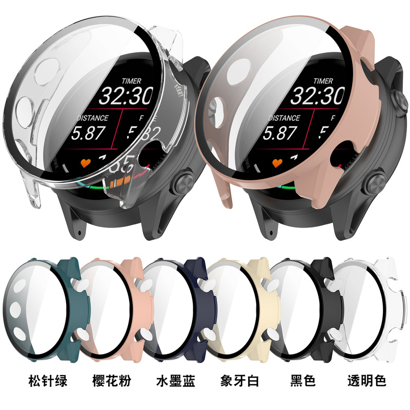 Suitable for Garmin Forerunner970 Protective Case Jia F970 Watch 47mm Tempered Film Integrated Case