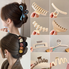 ハイエンドの大型アクリルクリップ新しい韓国ヘアピン女性のライト高級ガールヘアピン髪を傷つけないヘアアクセサリー