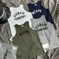 Один из поколения в поколение WTAPS японский военный стиль базовый буквенный нижний жилет с принтом летом без рукавов для мужчин и женщин