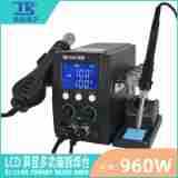 TK泰克8589D智能液晶数显二合一调温拆焊台多功能960W热风枪维修