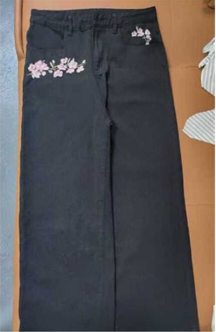 中国風ブルーワイドレッグジーンズ春スリムソフトデニム高品質弾性ストレートレッグフロアレングスパンツ男性用|undefined