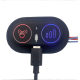 Factory spot massage temperature control switch heating belt temperature control switch intelligent double control silicone switch