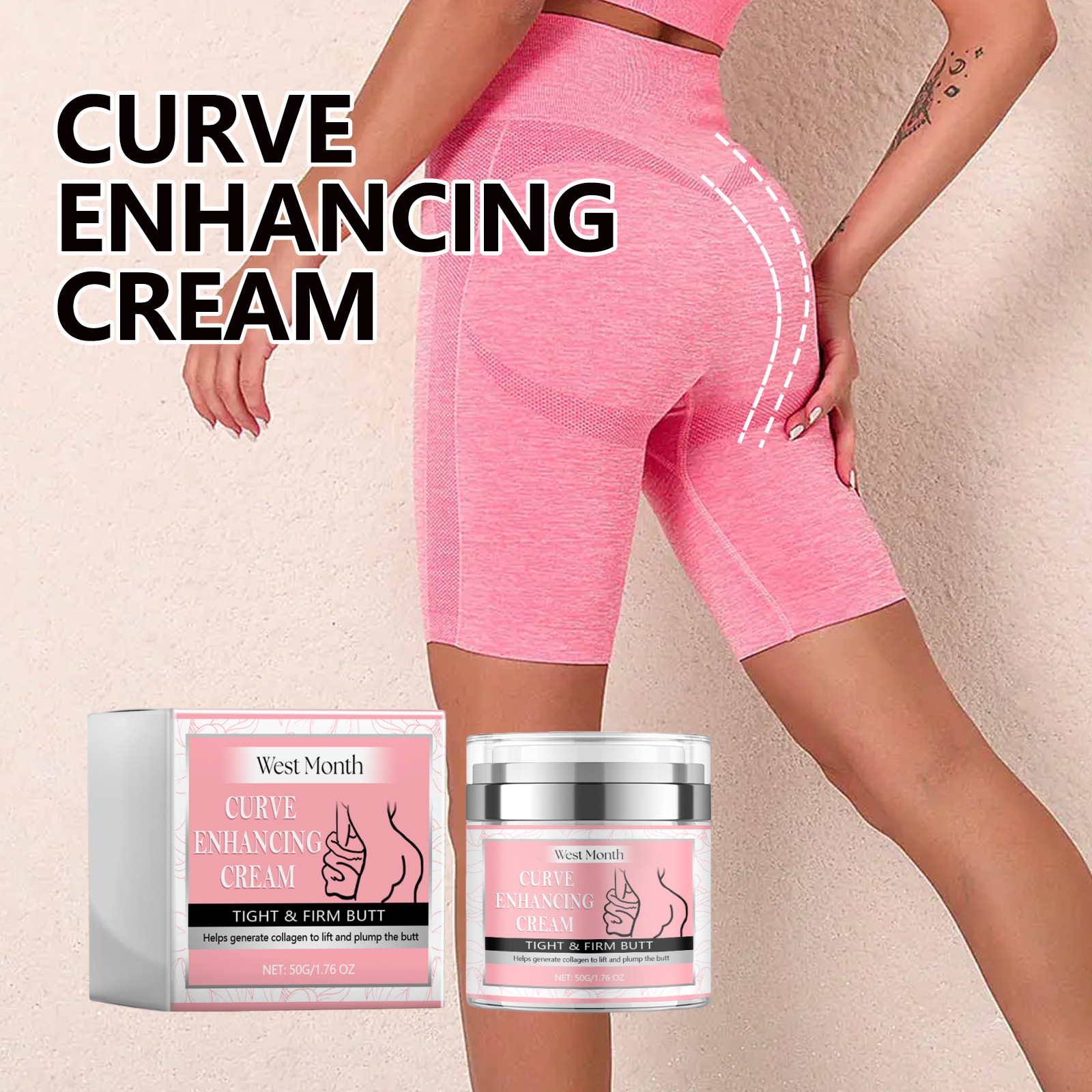 2024 Curve Enhancement Lifting Shaping Lines, Firming Body Curve en Beautifying Hip Cream nieuw_voghion.com