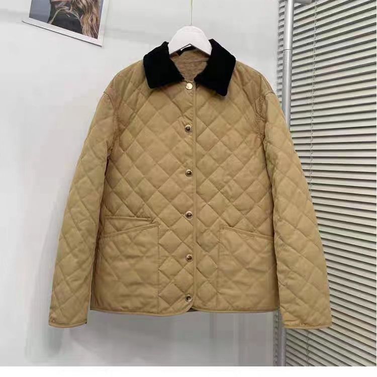 Cross-Border Autumn and Winter New Style Small Fragrance High-End European Diamond-Shaped down Jacket Women's White Duck down Jacket Trendy Shirt Collar Trend Cross-Border Autumn and Winter New Style Small Fragrance High-End European Diamond-Shaped down Jacket Women's White Duck down Jacket Trendy Shirt Collar Trend