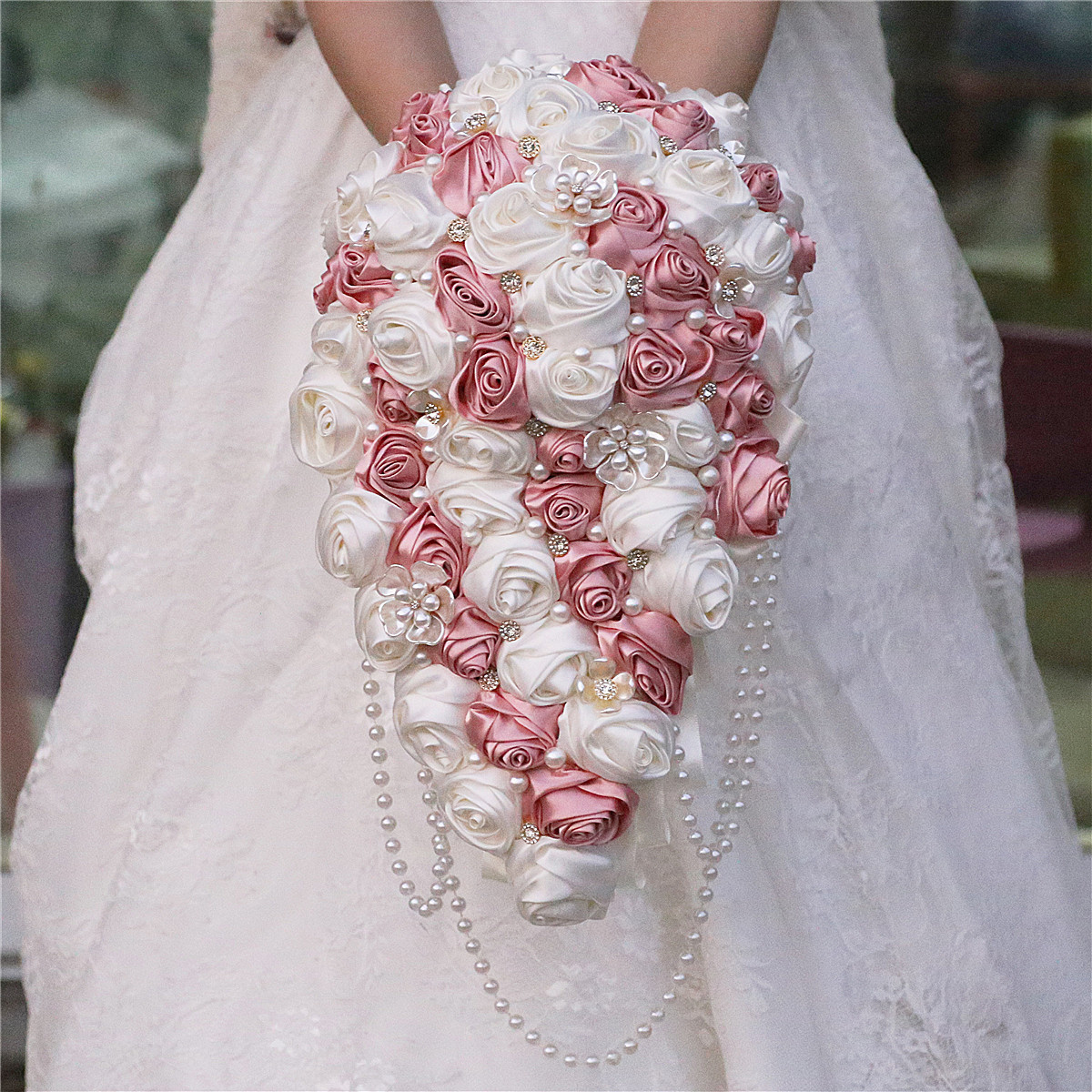 quality creative handheld pendant for bride pearl