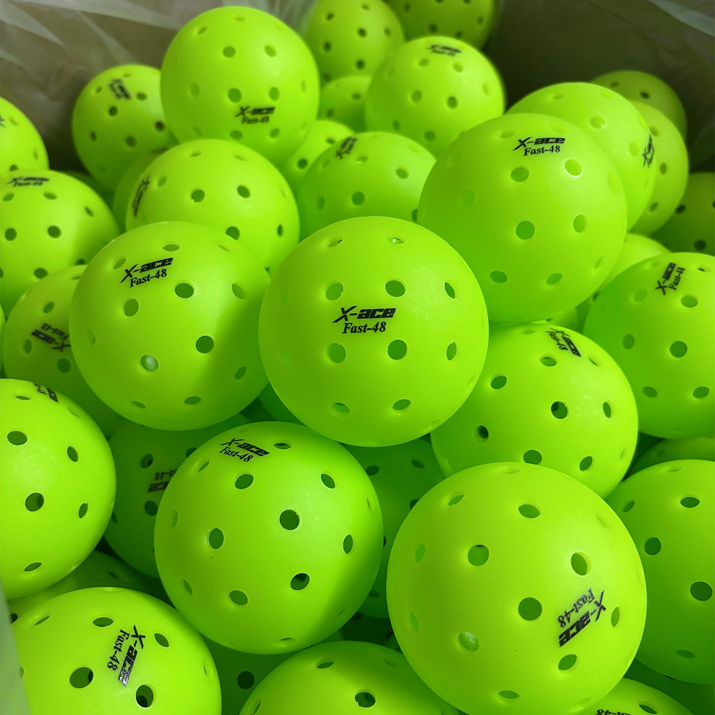 Ace48-Hole Rotomolded Pickleball Ball, Ldpe Material for Indoor and Outdoor Training Pickleball Pickleball