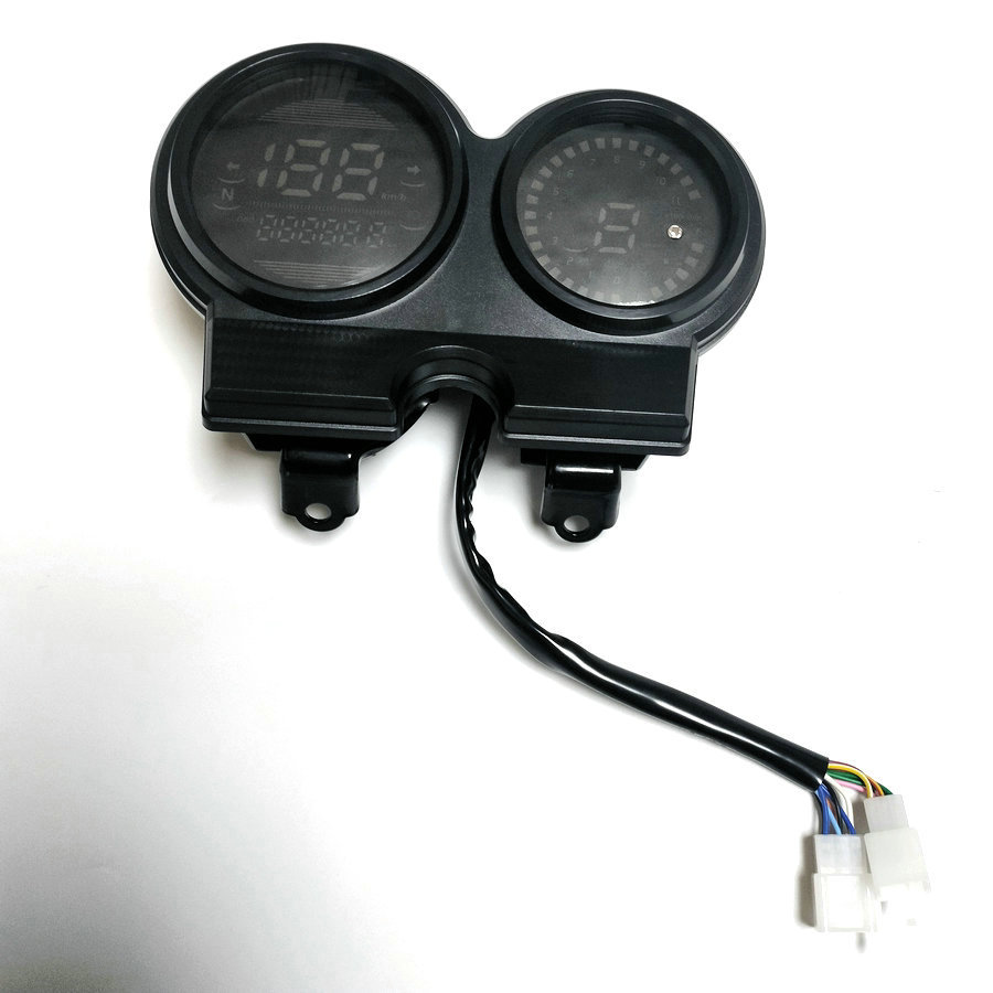 AKT motorcycle modified digital cbz LCD odometer exported to Mexico, South America, Colombia