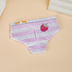 Cat mint stuffed prank plush underwear shaped cat toy funny toy small size toy cross-border hot sale 