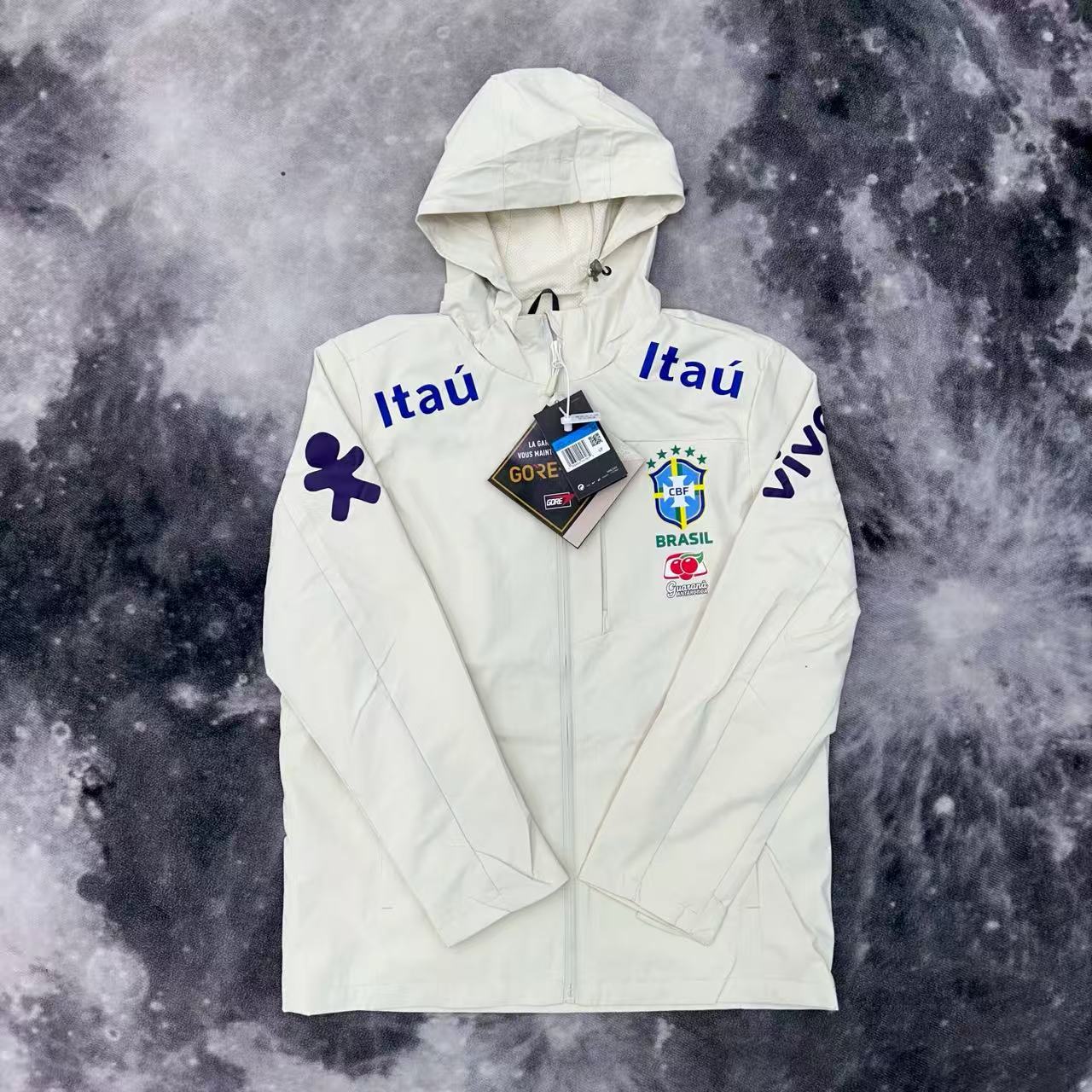 Other CBF Brasil Neymar Windbreaker Jacket Gore-Tex Off-White