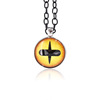 Naruto, cartoon metal glossy necklace for beloved