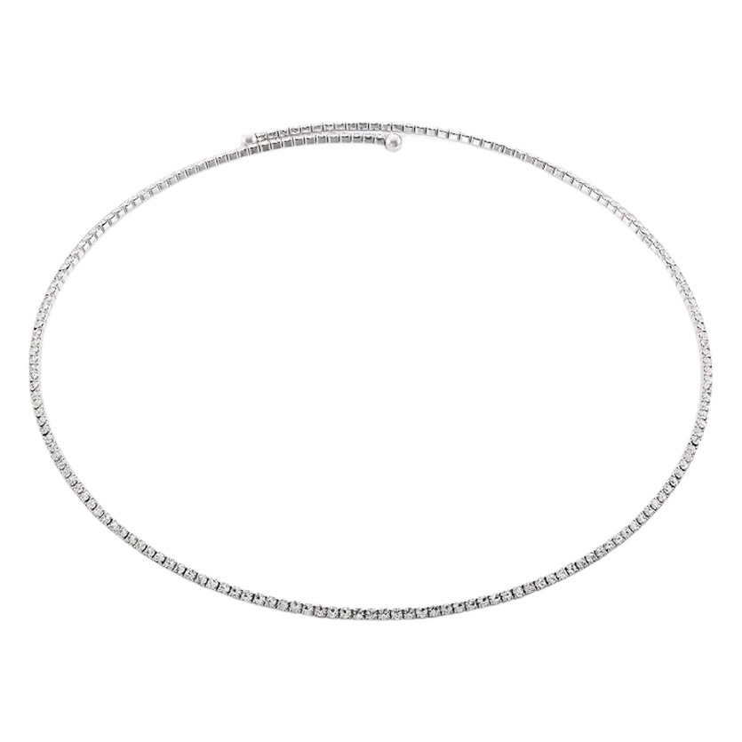 Cruz-frontera moda rhinestone collar europeo y americano sexy simple ronda clavícula cadena elegante todo-Partido joyería