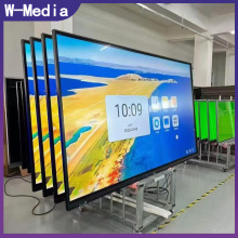 万马电子液晶显示屏85寸黑色壁挂多媒体展厅客厅影院医院深圳厂家