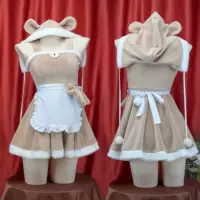 Высокое качество второго сорта Loli девушка подтяжка медвежонок платье сексуальный плюшевый якорный набор производительности T2001