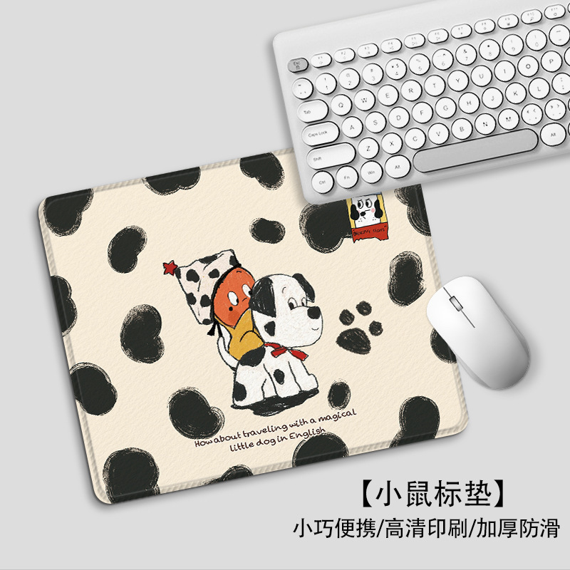 卡通星星人鼠标垫小号高颜值办公室桌垫上班学习家用便携护腕垫|undefined