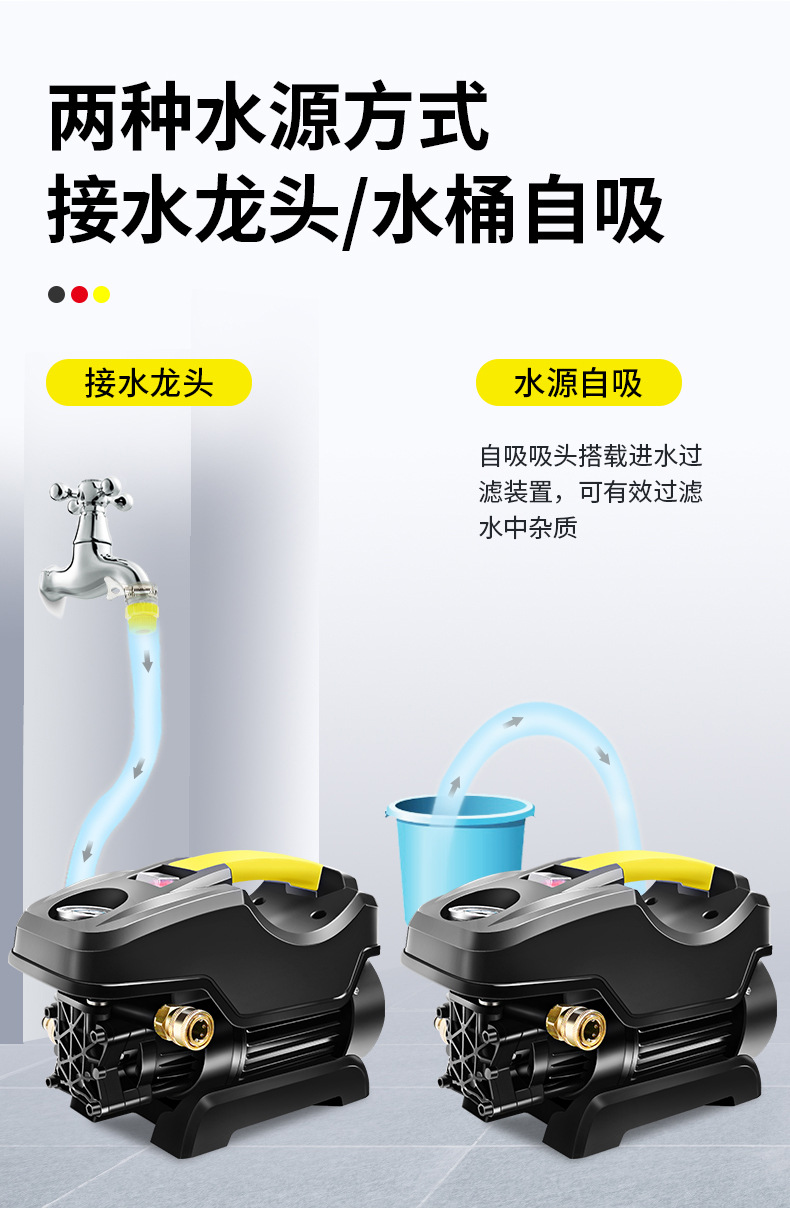220V High Pressure Car Washer Powerful Water Pump