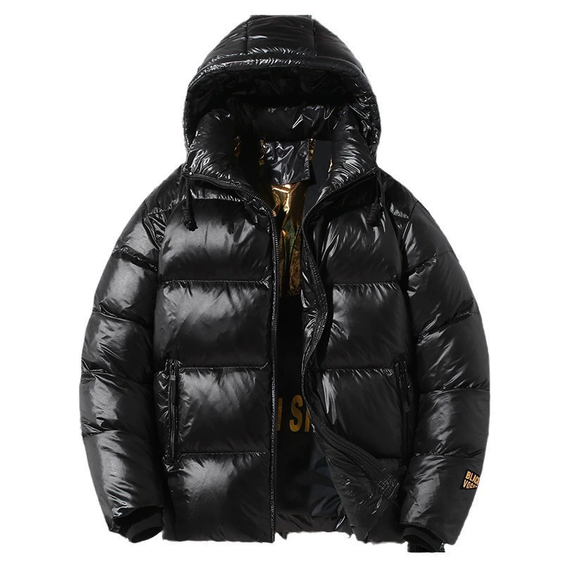 Fashionable keep warm men's down jacket
