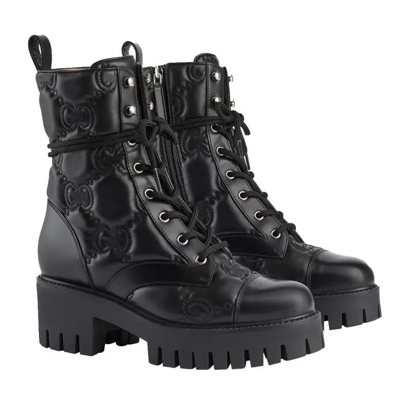 In-Stock Martin Boots with a Horseshoe Heel, Height-Increasing, Versatile, Women's European and American Style, New Autumn and Winter Spliced Fashion Street Martin Boots In-Stock Martin Boots with a Horseshoe Heel, Height-Increasing, Versatile, Women's European and American Style, New Autumn and Winter Spliced Fashion Street Martin Boots