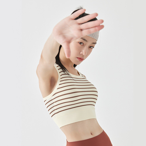  new sports bra, one-cup fitness running yoga wear, quick-drying, breathable, casual, versatile sports bra